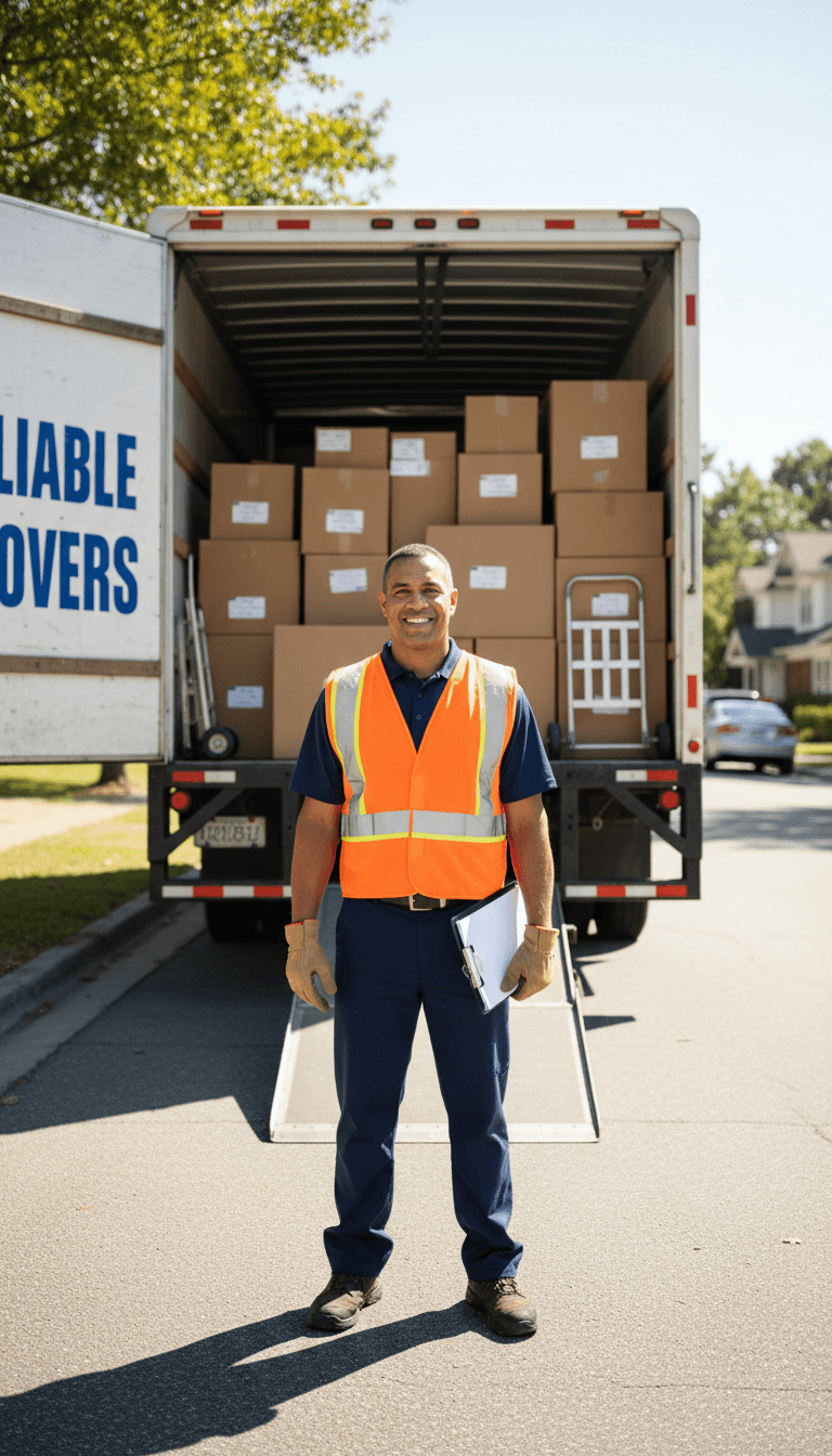 MY JUNK REMOVAL team member ready to help with your junk removal